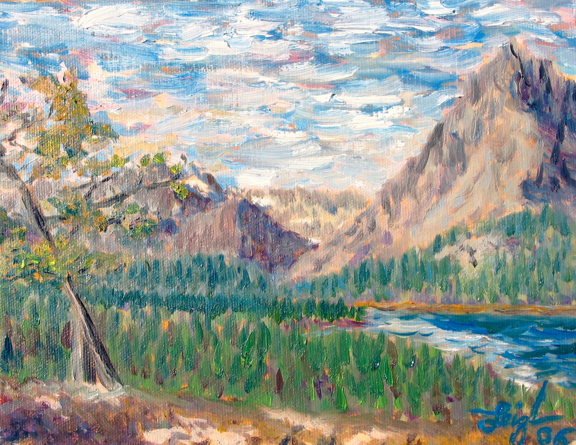 Many Glacier #2  ~  
Private collection, Kalispell, MT
2006  •  11 x 14