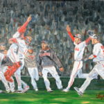 The Red Sox Win the World Series  ~  
Margo Maine, West Hartford, CT
2007  •  20 x 16