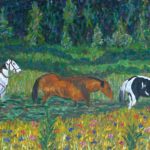 Greg Rounds Up the Horses  ~  
(lost during shipping)
2008  •  24 x 18
