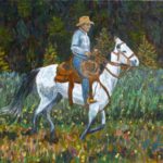 Greg in the Bob  ~  
Private collection, Choteau, MT
2009  •  20 x 16