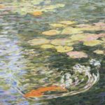Water lilies in Balboa Park #4  ~  Amelia Eastman, La Jolla, CA
2019  •  24 x 18