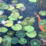 Water lilies in Balboa Park #5  ~  Amy & Tom Booth, San Diego, CA
2019  •  20 x 16