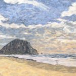 Morro Rock Series Diptych (left)  ~  Cameron Sanford, Morro Bay, CA  
2019  •  48 x 36