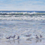 Shorebirds #1  ~ Johanna Marie McShane, Walnut Creek, CA (2022) 20 x 16