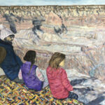 Stu and the Twins at the Grand Canyon  ~  Stuart Murray, Los Angeles, CA (2022) 24 x 18