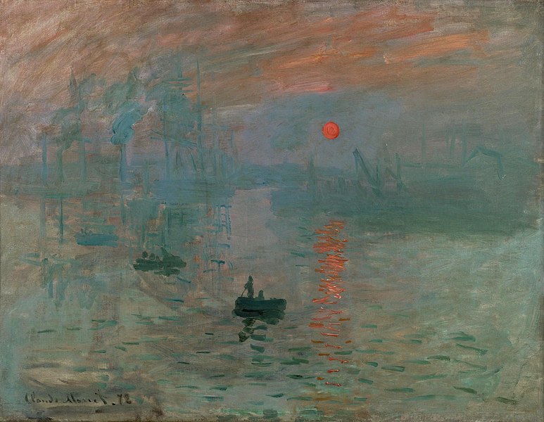 Claude Monet, "Impression, Sunrise" (1872)
